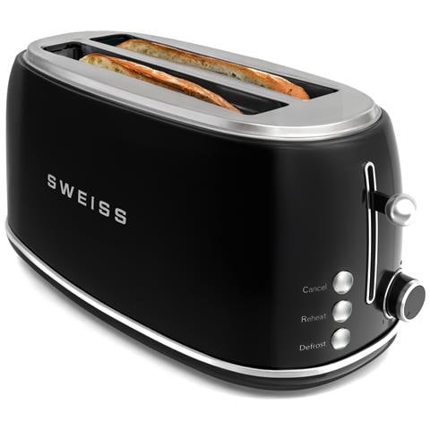 Tostapane vintage GRV9 fette extra-large 38mm, 1500W, nero - Foto 2