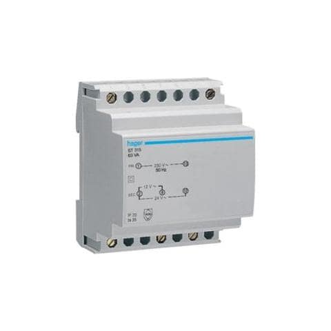 St315 - Trasformatore Di Sicurezza 230v - 12-24v 63va 6m - Foto 1