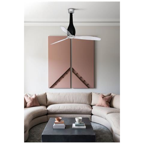 Ventilatore per interno da soffitto nero - Foto 17