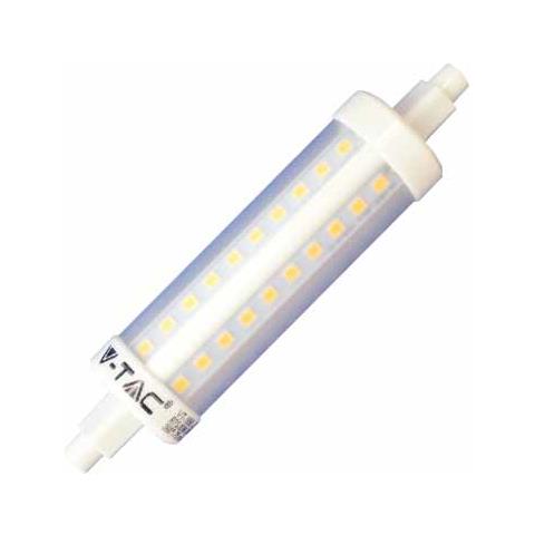 Lampadine Led R7s 10w L119 Smd Faro Tubolare Luce Calda 3k Vt-1990 4369 - Foto 2