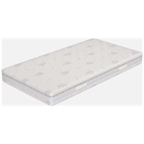 Materasso Memory Singolo 90x195, alto 21 cm - Sfoderabile, Rivestimento in Aloe Vera, Traspirante | Deluxe - Foto 1
