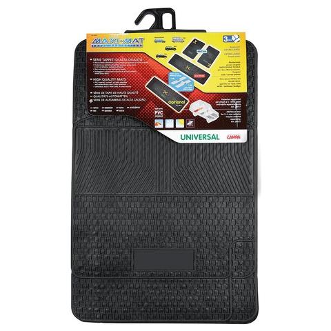 Set Tappeti Universali Maxi Pvc Nero (posteriore - Foto 9