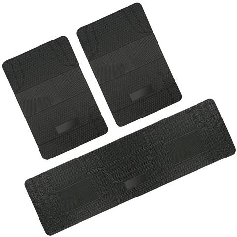 Set Tappeti Universali Maxi Pvc Nero (posteriore - Foto 1