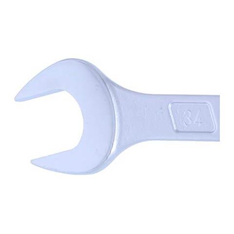 Hazet 600n-34 Chiave Combinata A Forchetta / ad Anello, Argento, Apertura Chiave 34, Lunghezza 432 Mm - Foto 2
