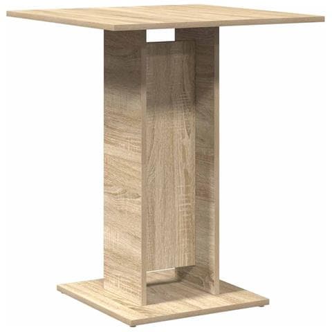Tavolo da Bistrot Rovere Sonoma 60x60x75 cm Legno Multistrato - Foto 1