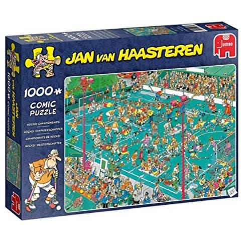 Jan Van Haasteren Hockey Championships 1000 Pcs Puzzle 1000 Pz Fumetti - Foto 1