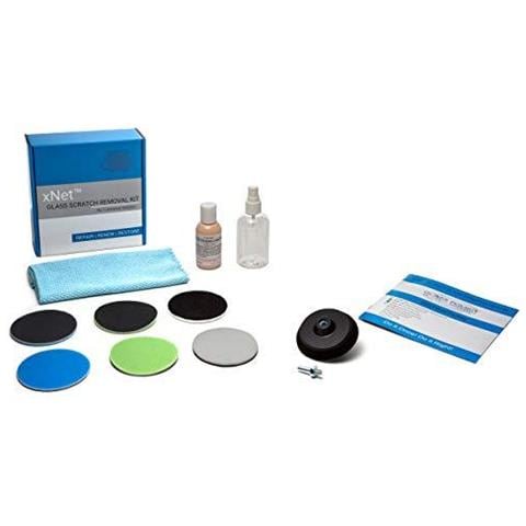 Lucidare Il Vetro Fai Da Te 28003 Vetro Kit Di Riparazione Della Graffiatura Vetro Di Rimozione Della Graffiatura Elimina Le Graffiature I Depositi Dacqua Scuffs Adatto A Qualsiasi Tipo Di Vetro - Foto 1