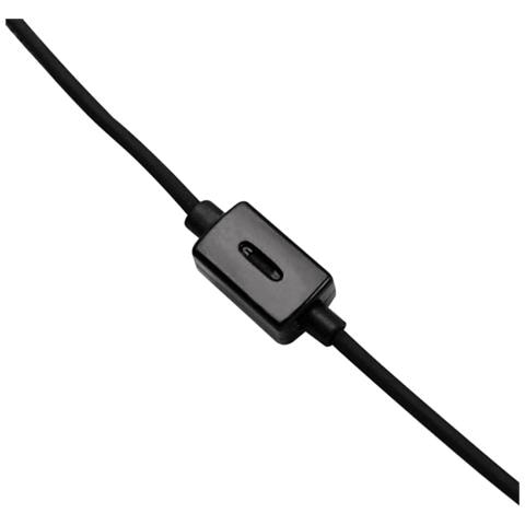 P402 Cuffie con Microfono In-Line 3.5 mm - Nero / Metallico - Foto 7