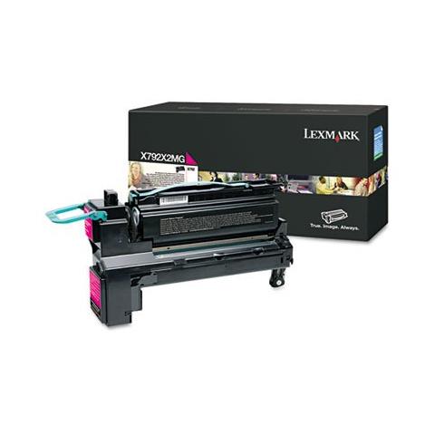 X792X2MG Toner Originale Magenta per Lexmark X792 Capacità 20000 Pagine - Foto 2