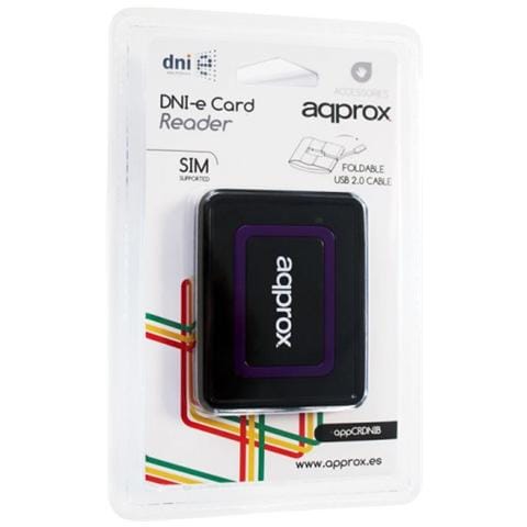 appCRDNIB, CF, MMC, MS Duo, MS PRO, MS PRO Duo, Memory Stick (MS) , MicroSD (TransFlash) , SD, USB 2.0, USB, Mini-SIM, Nero, Porpora, Blister - Foto 1