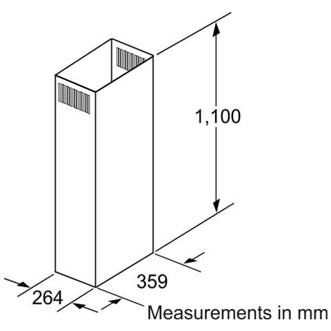 Prolunga per Kit di Montaggio LZ12285 Colore Accio Inox - Foto 2