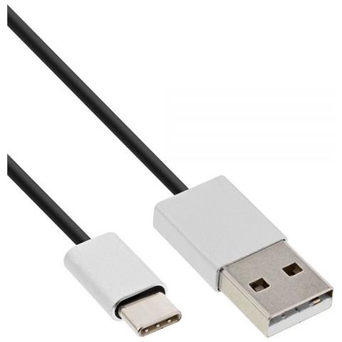 35835 5m USB A USB C Alluminio, Nero cavo USB - Foto 1