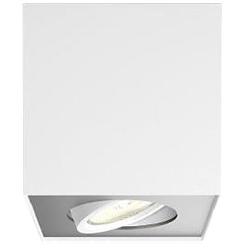 Applique Da Soffitto Led Regolabile Orientabile Warmglow 4.5w Bianco 100x103x103 Mm Metallo - Foto 1