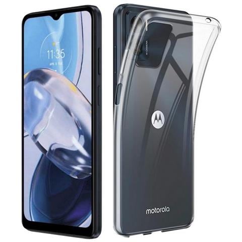 Ultra Slim Custodia Tpu Silicone 0,3mm Cover Case Per Motorola Moto E22 - E22i Trasparente - Foto 1