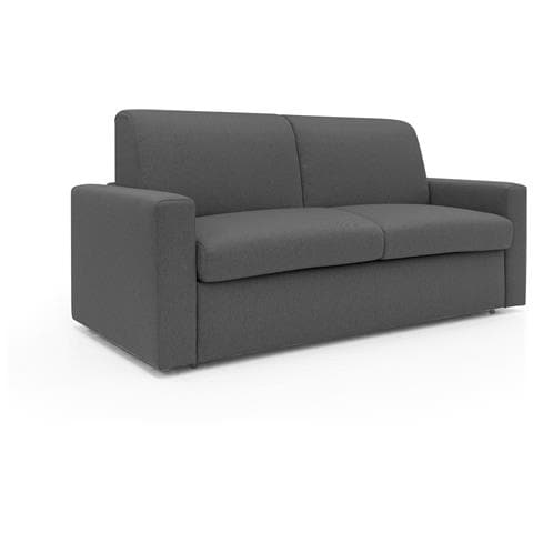 Kansas Divano Letto Matrimoniale Alto 20 Cm. Impermeabile T13 Antracite - Foto 1