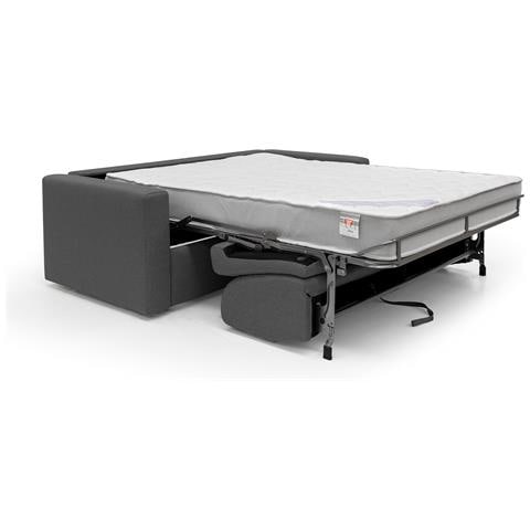Kansas Divano Letto Matrimoniale Alto 20 Cm. Impermeabile T13 Antracite - Foto 2