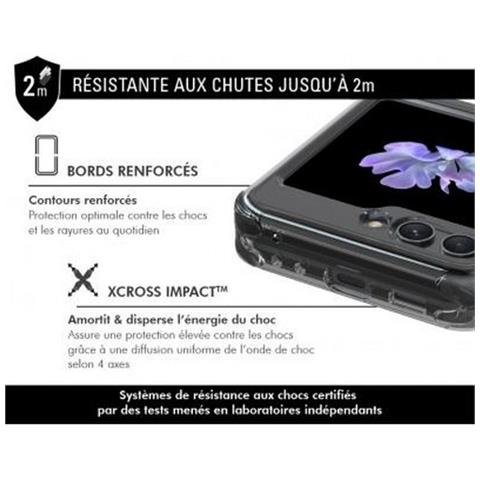 Cover Doppia Rinforzata Per Samsung Galaxy Z Flip 5 Duo, Trasparente - Foto 3