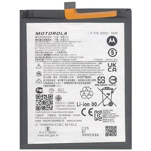 Batteria Litio Integrata Originale Ne50 Bulk Per Moto G52 - G72 - G82 - Foto 1