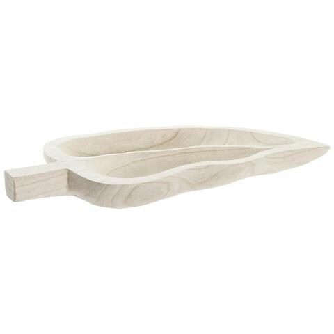 Centrotavola Dkd Home Decor 48,5 X 21 X 5 Cm Naturale Marrone Boho Foglia Della Pianta - Foto 1