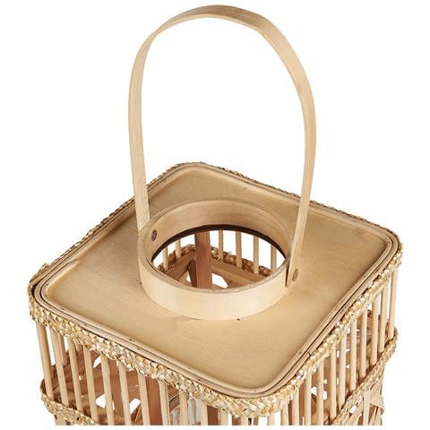 Lanterna Di Bambù 35 Cm Naturale Lumbis - Foto 6