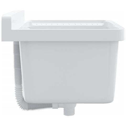 Lavabo A Parete Bianco 50x35x24 Cm In Resina - Foto 9