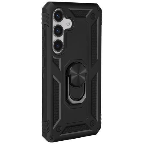 Cover Per Samsung Galaxy S24 Plus Ibrida Anello Supporto Magnetico - Foto 5