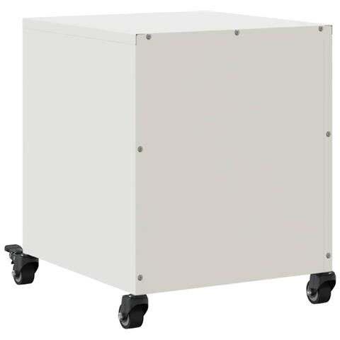 Comodini 2 pz Bianchi 36x39x43,5 cm in Acciaio - Foto 2