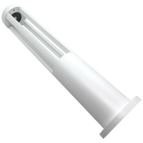 Lampione Per Giardino Lampada Led 12w Luce Calda Esterno Ip65 Lampioncino Da Terra Bianco - Foto 4