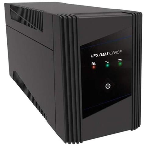 Gruppo di Continuità Line Interactive UPS con 2 Uscite Schuko LED USB Potenza 570 W Colore Nero - Foto 1