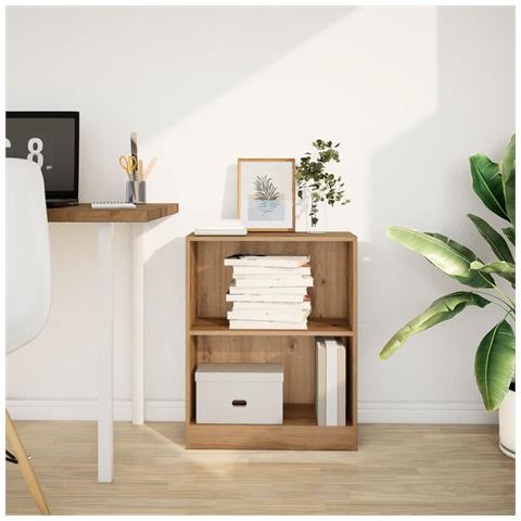 Libreria Rovere Artigianale 60x24x76 Cm In Truciolato - Foto 3