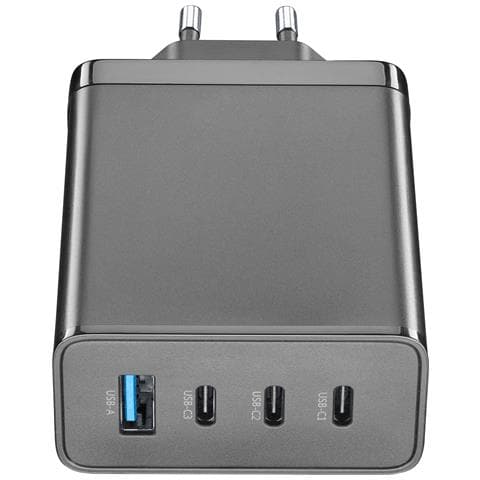 NANO GAN 100W - Smartphone, Tablet and USB-C Laptops up to 100W Caricabatterie da rete 100W con 4 porte - Foto 2