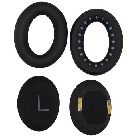Cuscinetti Auricolari In Pelle Proteica Per Cuffie Bose Quietcomfort 45 Black - Foto 2