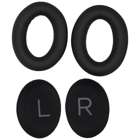 Cuscinetti Auricolari In Pelle Proteica Per Cuffie Bose Quietcomfort 45 Black - Foto 6