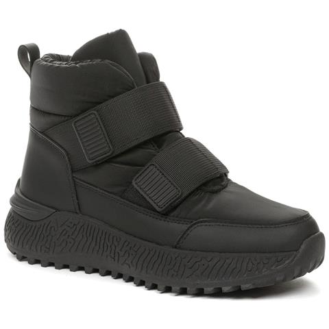 Black Casual Closed Booties Stivaletti Sintetico Scarpe Donna Nero Eu 36, 448190/02-01 - Foto 1