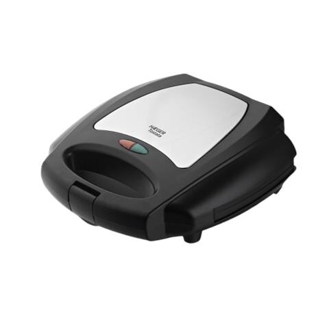 Tostiera SM-75G. 003A con Capacità 2 Panini Potenza 750 W Colore Nero / Acciaio - Foto 1