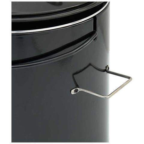 Cannone Gulasch con Camino e Coperchio Nero Acciaio Smaltato - Foto 2