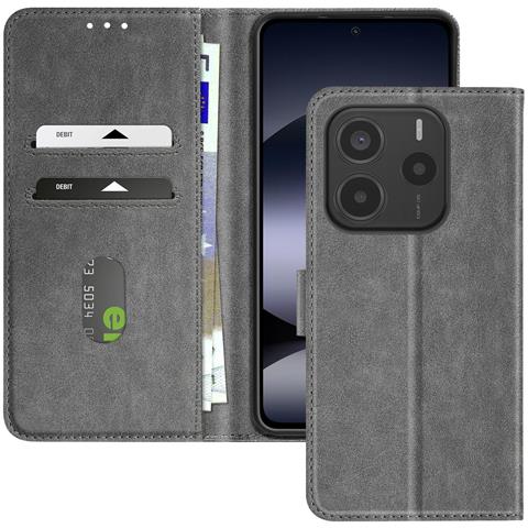 Cover A Libro Per Redmi Note 14 5g Aletta Multifunzione Supporto Video - Foto 1