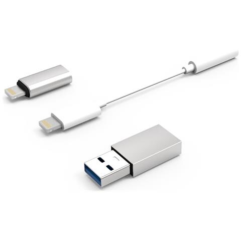 COO-CKIT-APPL adattatore per inversione del genere dei cavi 3.5 mm Lightning Bianco - Foto 2