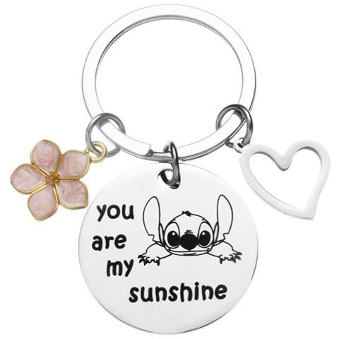 Portachiavi In Acciaio Inossidabile Per San Valentino Con Design Stitch - Foto 1