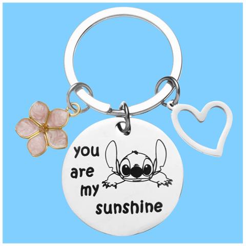 Portachiavi In Acciaio Inossidabile Per San Valentino Con Design Stitch - Foto 2