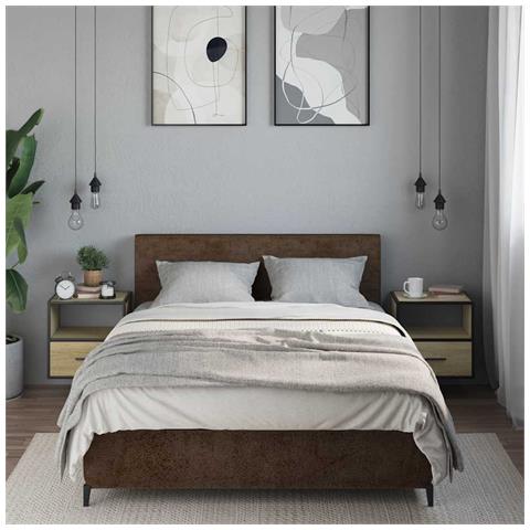 Comodini A Muro 2 Pz Rovere Sonoma 40x31x39,5 Cm - Foto 3