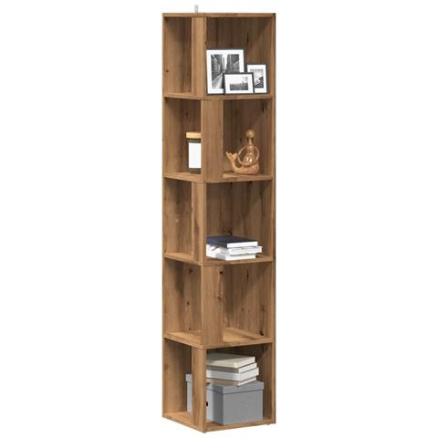 Mobile Angolare Rovere Artigianale 33x33x165 Cm In Truciolato - Foto 1