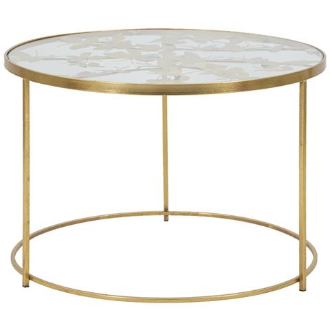 Tavolino Mf559 - Oro - Metallo - 60x60x40,5 Cm - Foto 1