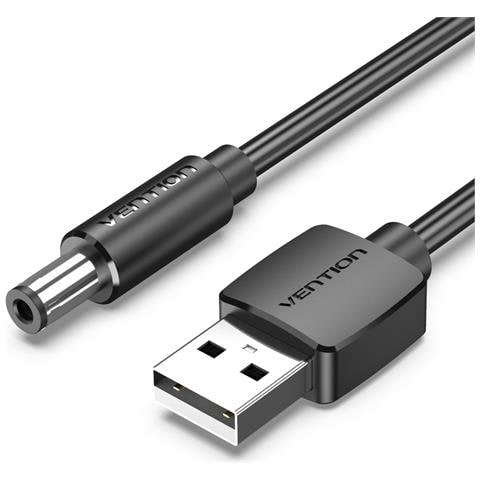 CEYBF cavo di alimentazione Nero 1 m USB A DC 5.5mm - Foto 1