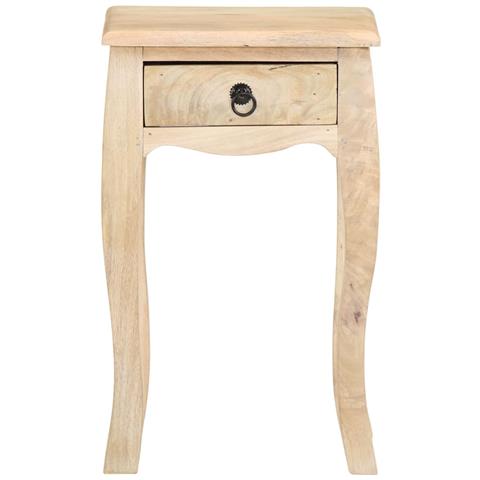 Comodino 28x28x46 Cm In Legno Massello Di Mango - Foto 1