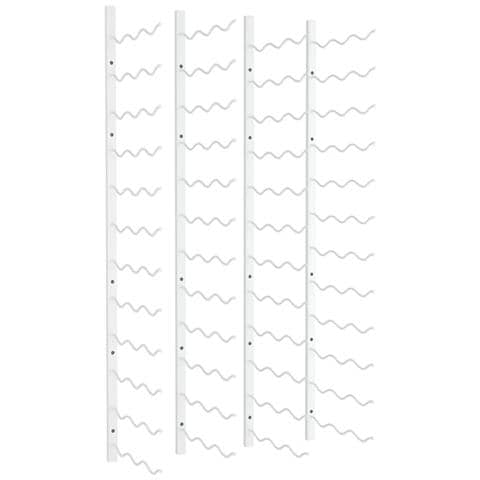 Lusso Casadino -  Portavini Da Parete Per 36 Bottiglie 2 Pz Bianchi In Ferro - Foto 1