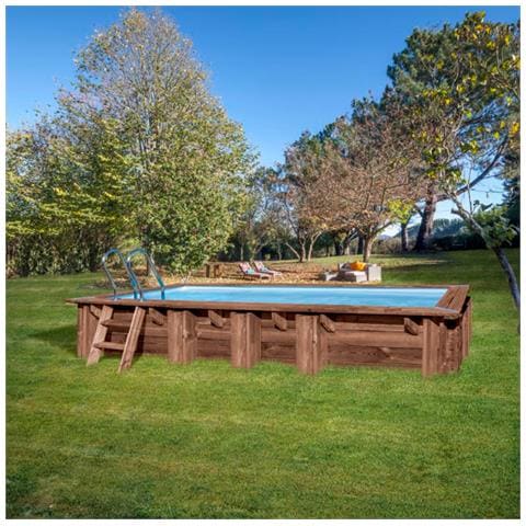 Piscina In Legno Sunbay Mango - 620 X 320 X 130 Cm Rettangolare - Foto 1
