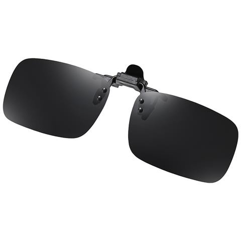 Grandi Occhiali Da Sole Clip-on Mercury Bianchi Per Occhiali Da Vista Black - Foto 1