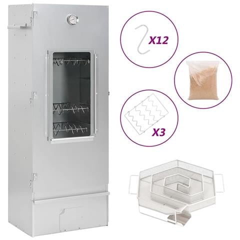 Forno Affumicatore BBQ Generatore Fumo Freddo Acciaio Zincato - Foto 1