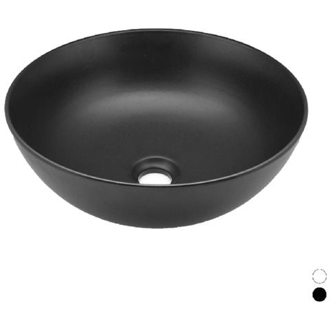 Lavabo D'appoggio Bacinella Nero Matt - Foto 3